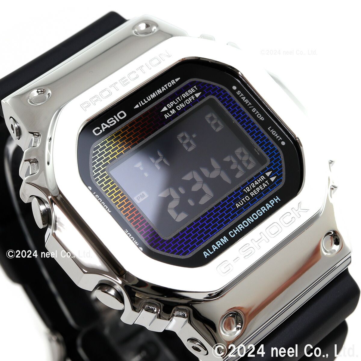 未使用 G-SHOCK ジーショック GM-5600RW-1JF 20気圧防水 G-SHOCK Gショック デジタル 腕時計 メンズ GM-5600RW-1JF レインボー