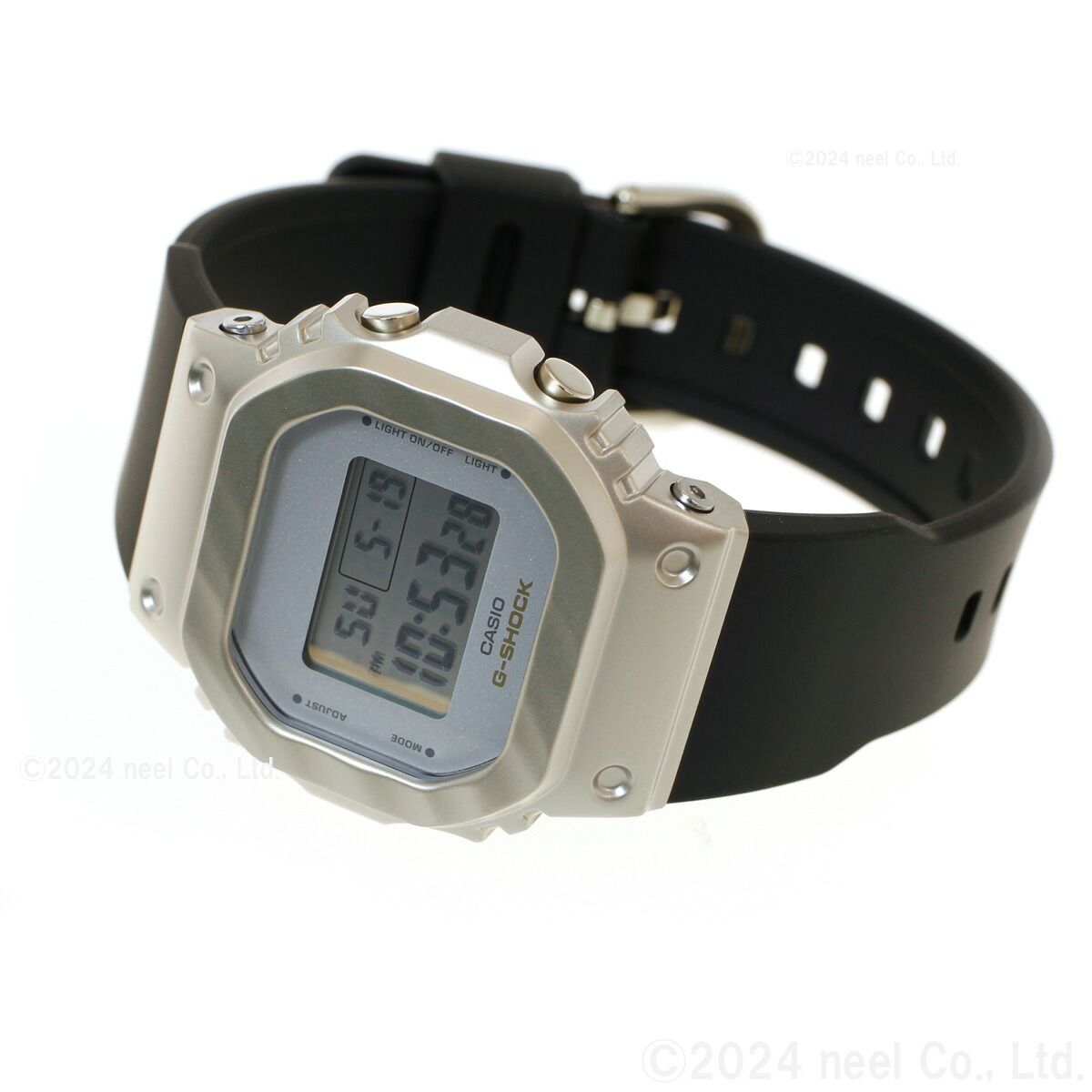 カシオ 腕時計 ジーショックGM-S5600BC-1JFレディース ブラック G-SHOCK】Belle Courbe / GM-S5600BC-1JF （ブラック×ライトイエロー