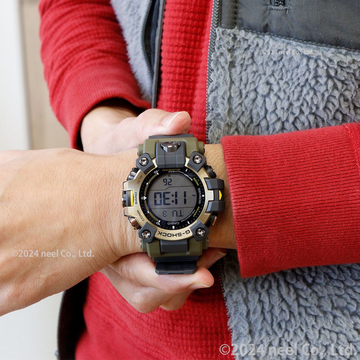 【極美品】G-SHOCKマッドマン　GW-9501KJ-8JR G-SHOCK Gショック 電波 ソーラー マッドマン MUDMAN 腕時計 メンズ GW